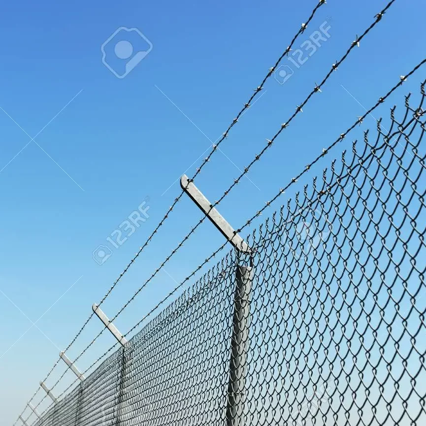 72258664-iron-chain-link-fence-and-blue-sky